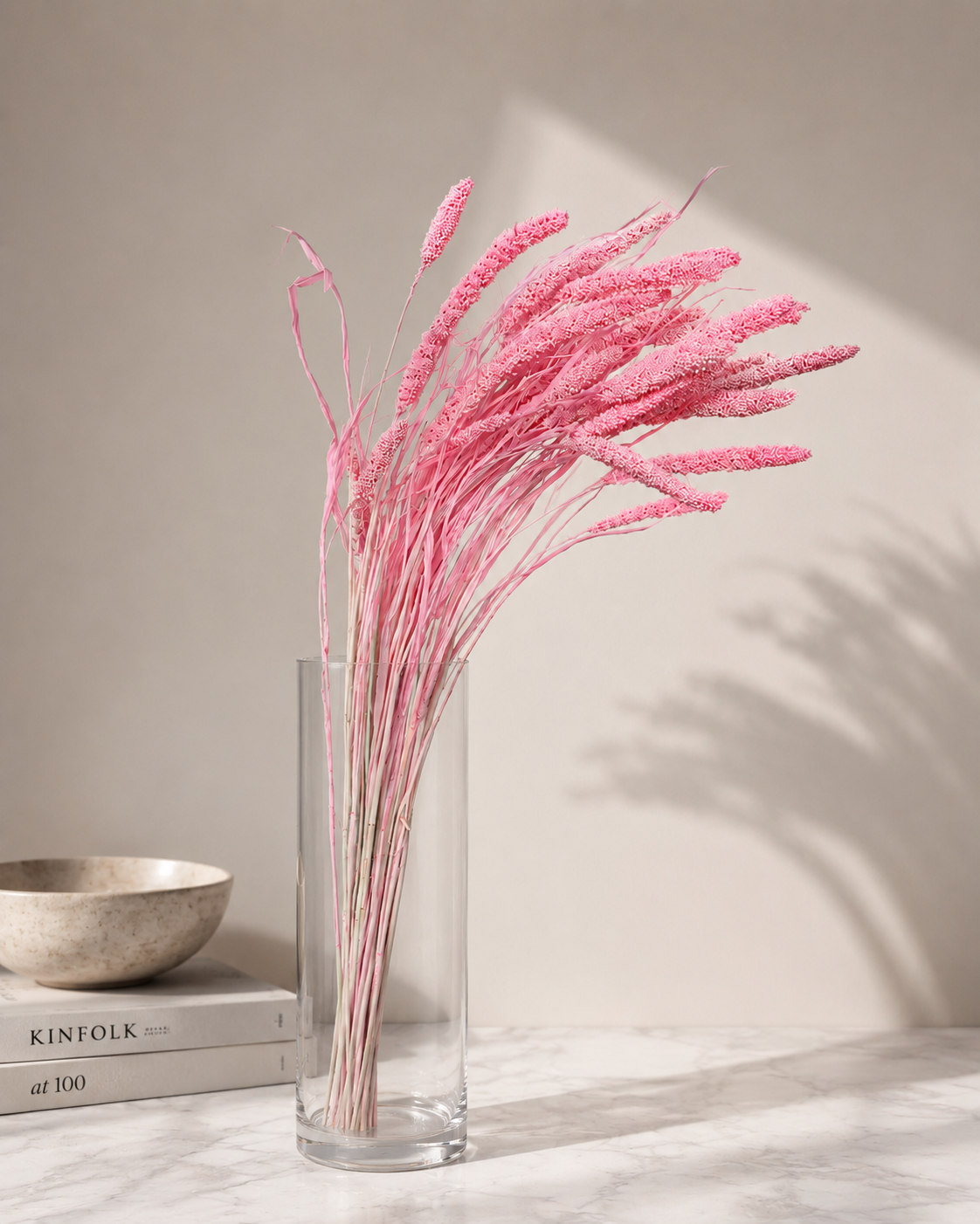 Dried Candy Pink Setaria Pink