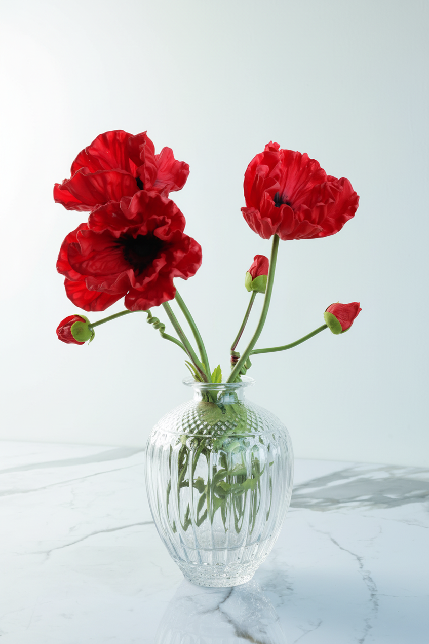 Hobnail Vase Clear