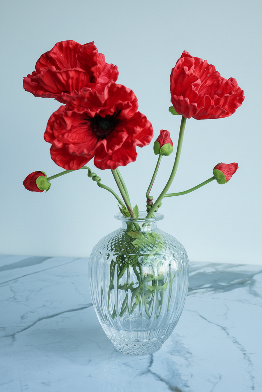 Hobnail Vase Clear