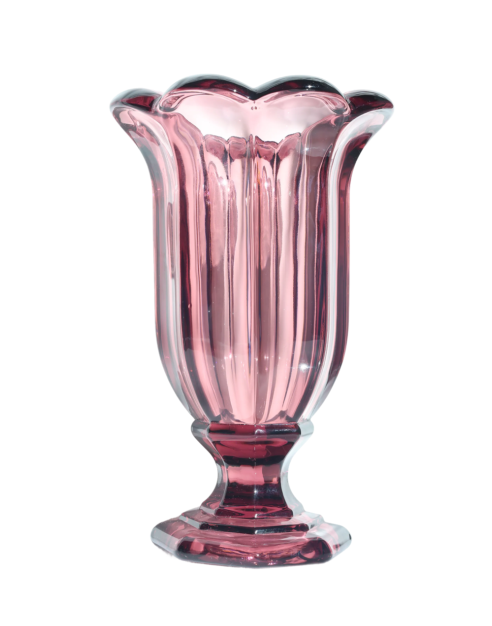 Royale  Amethyst Crystal Vase