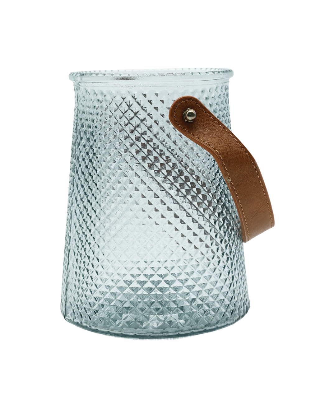 Leather Handle Vase | Available in 2 Colors