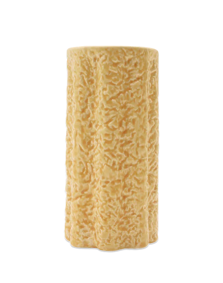 Yellow Ceramic Candle Holder Large