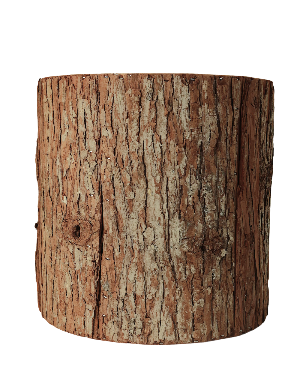 Bark Column Stand Large Brown