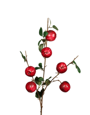 Small Red Apple Branch-32" Red