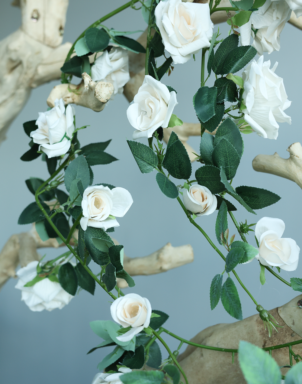 Cream Rose Garland-60" Cream