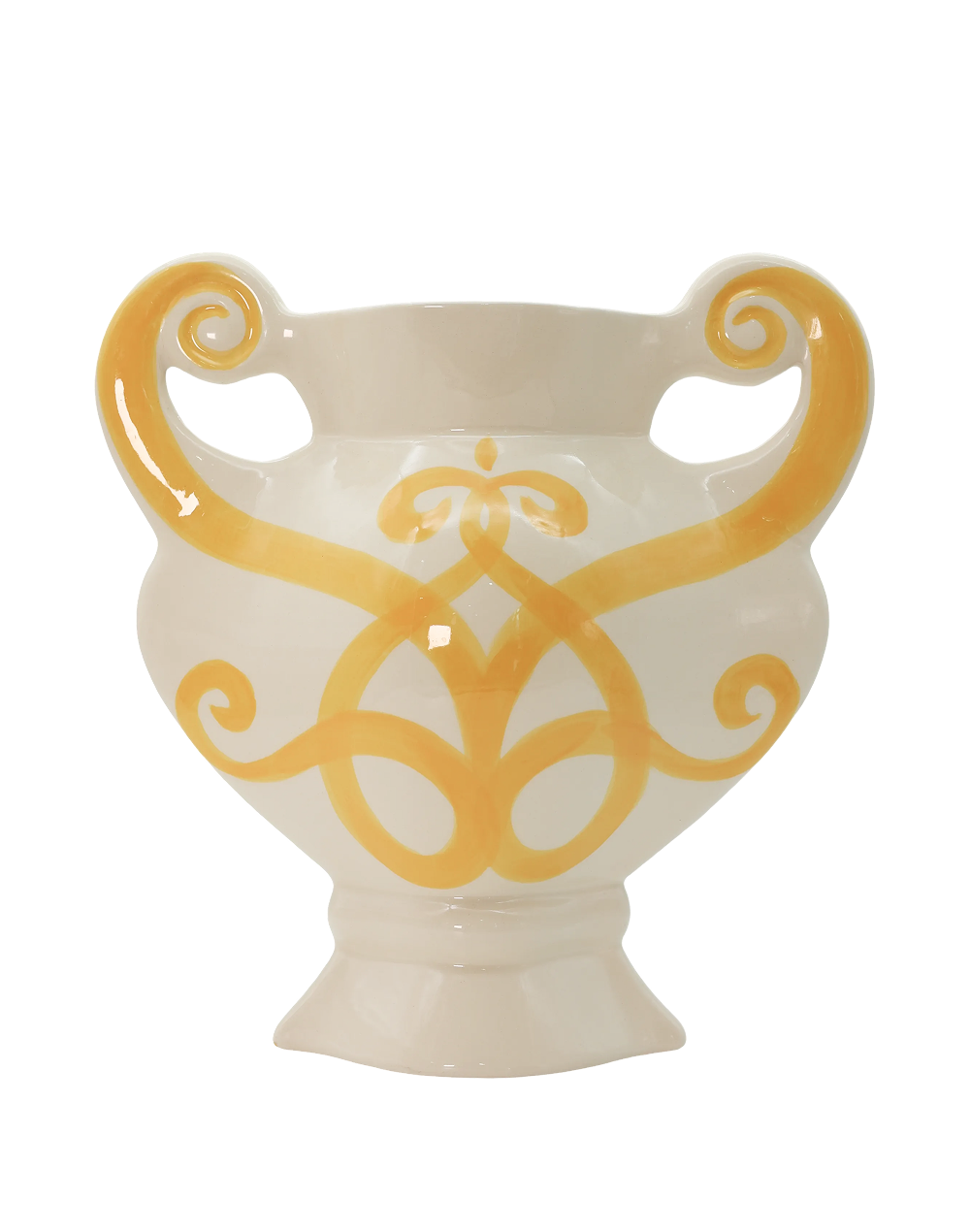 Capri Yellow Amphora- Medium