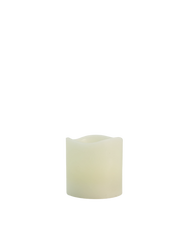 Wax Ivory 3"x3" Led Candle
