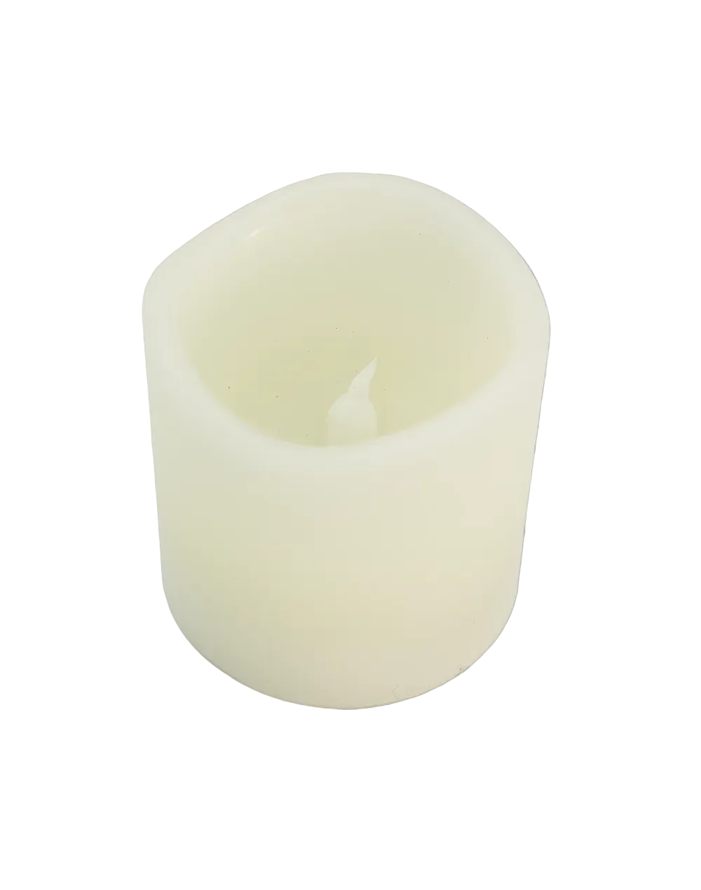 Wax Ivory 3"x3" Led Candle