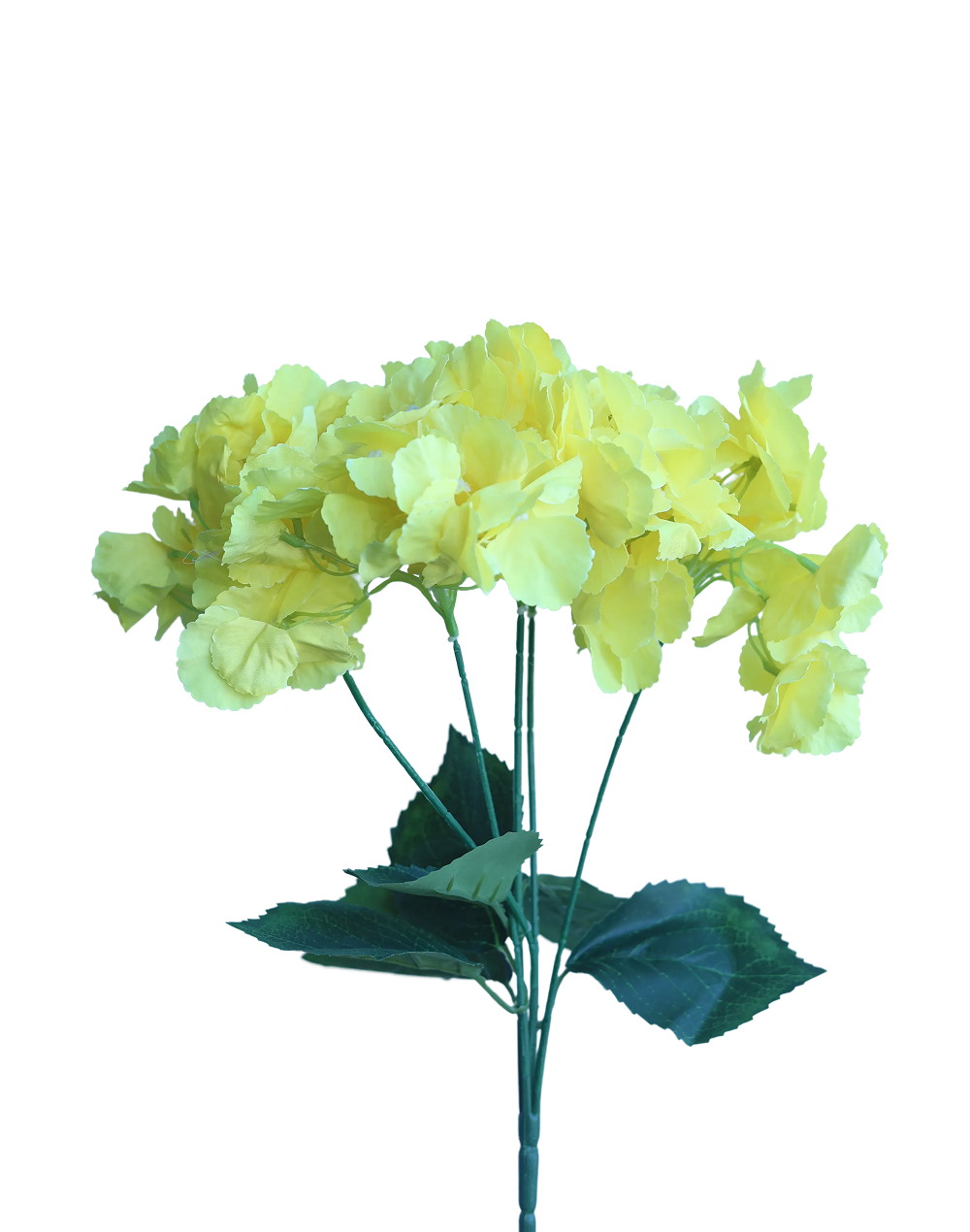 Yellow Hydrangea 5-Stem Spray