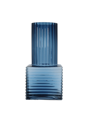 Blue Chimney Vase-Large Blue