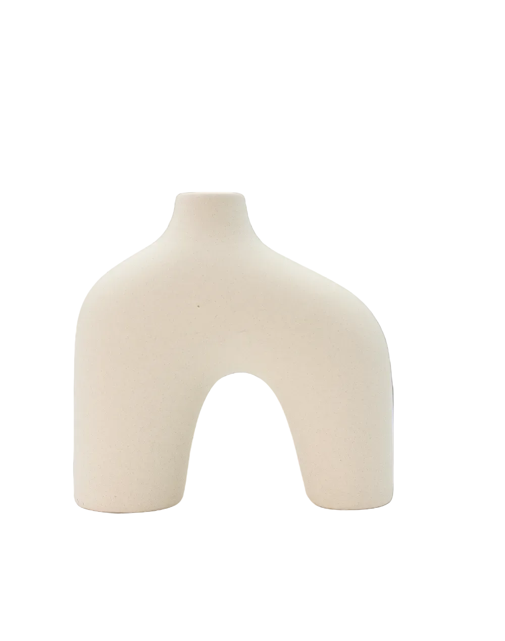 White Double Leg Vase White