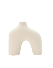 White Double Leg Vase White