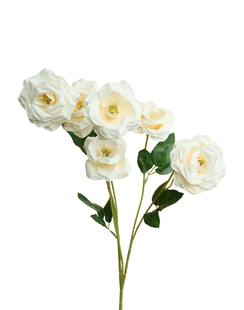Silk Tea Rose 6-Head Spray | Available in 3 Colors