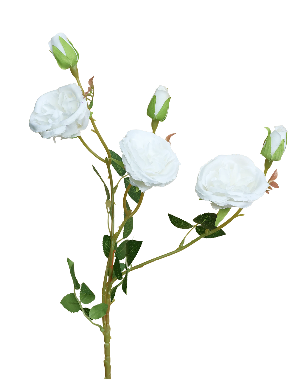 Silk Petite Garden Rose Spray | Available in 3 Colors
