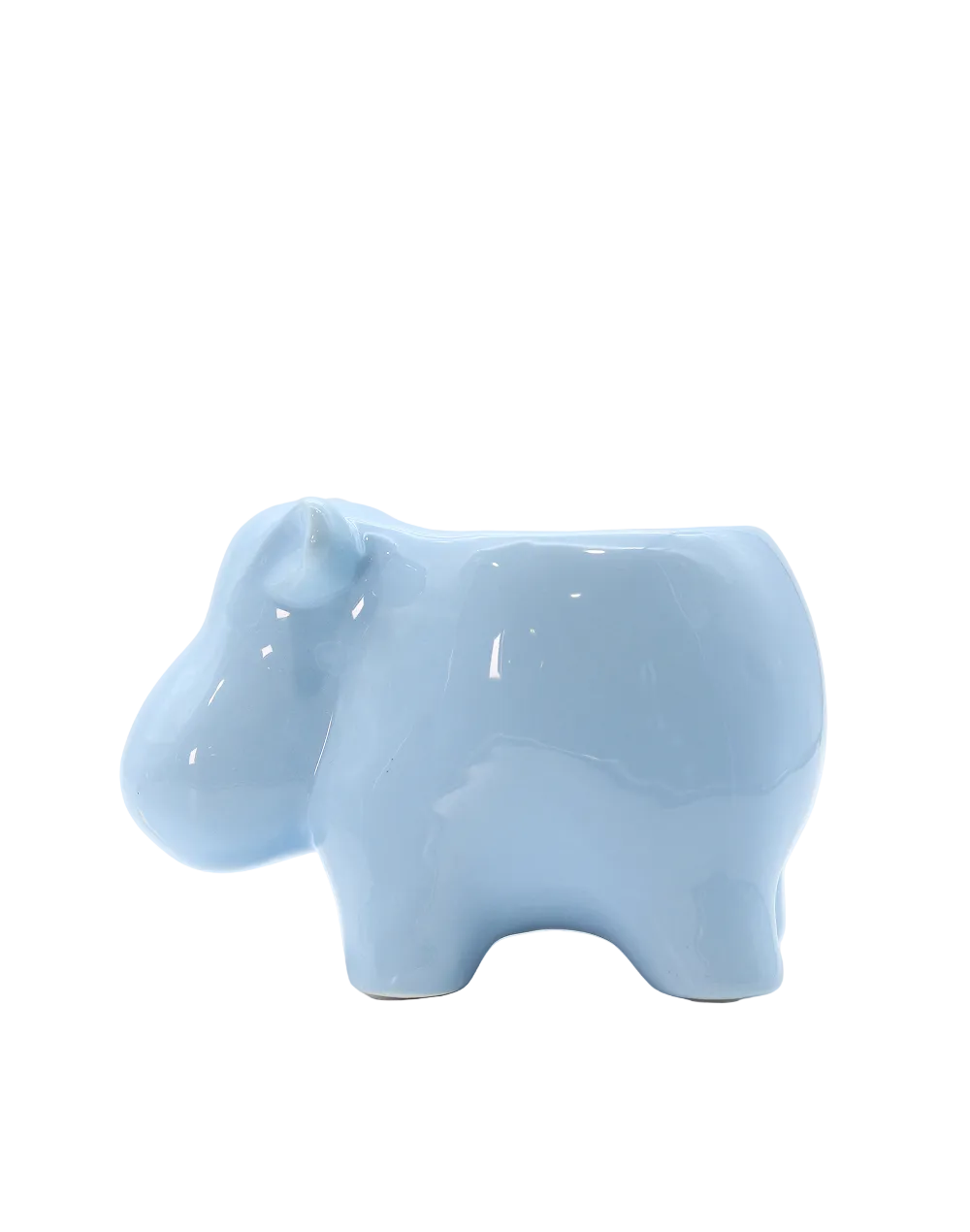 Blue Hippo Pod Vase