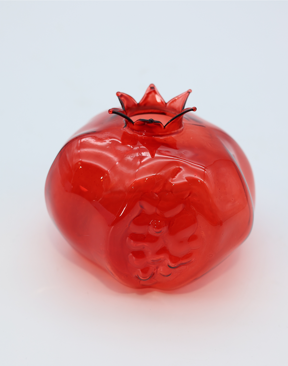 Pomgranate Bud Vase Large Red