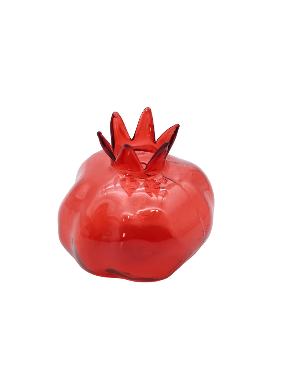 Pomgranate Bud Vase Small Red