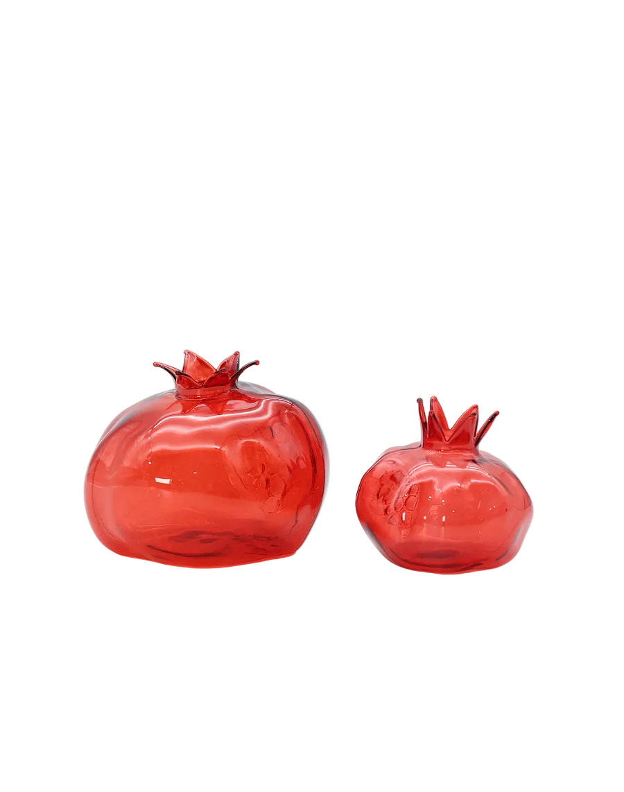 Pomgranate Bud Vase Small Red