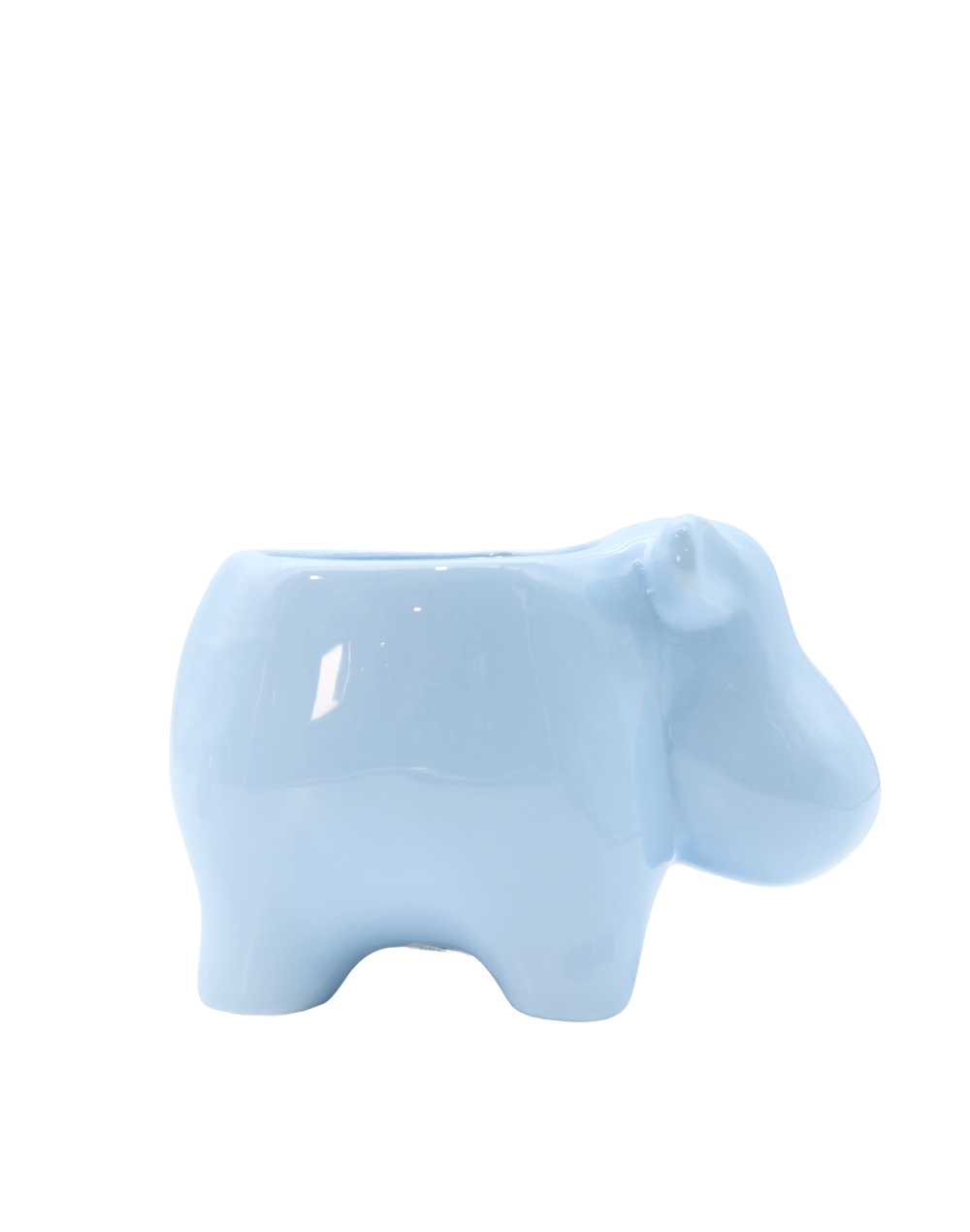 Blue Hippo Pod Vase