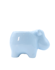Blue Hippo Pod Vase