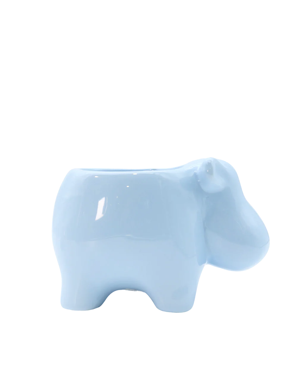 Blue Hippo Pod Vase