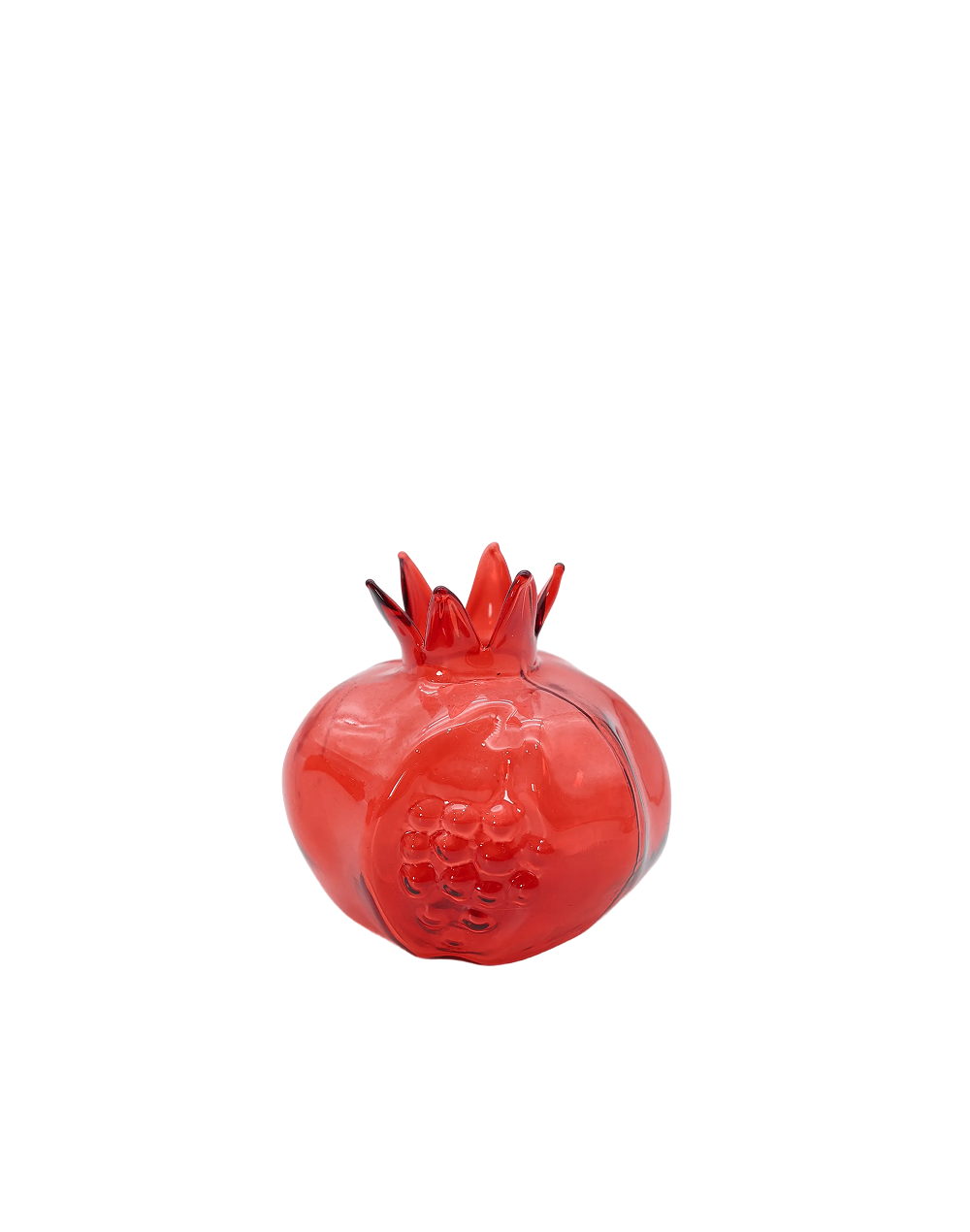 Pomgranate Bud Vase Small Red