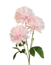 Silk Chrysanthemum Pompom 3-Head Spray | Available in 5 Colors