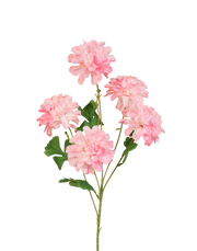 Petal Pink Silk Dahlia 5 Stem Spray