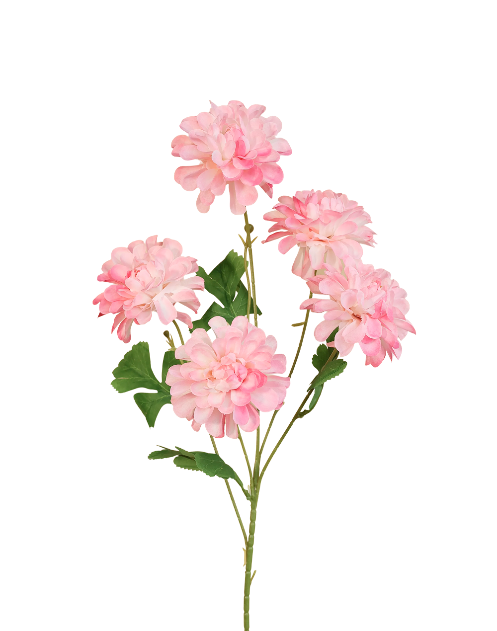 Petal Pink Silk Dahlia 5 Stem Spray
