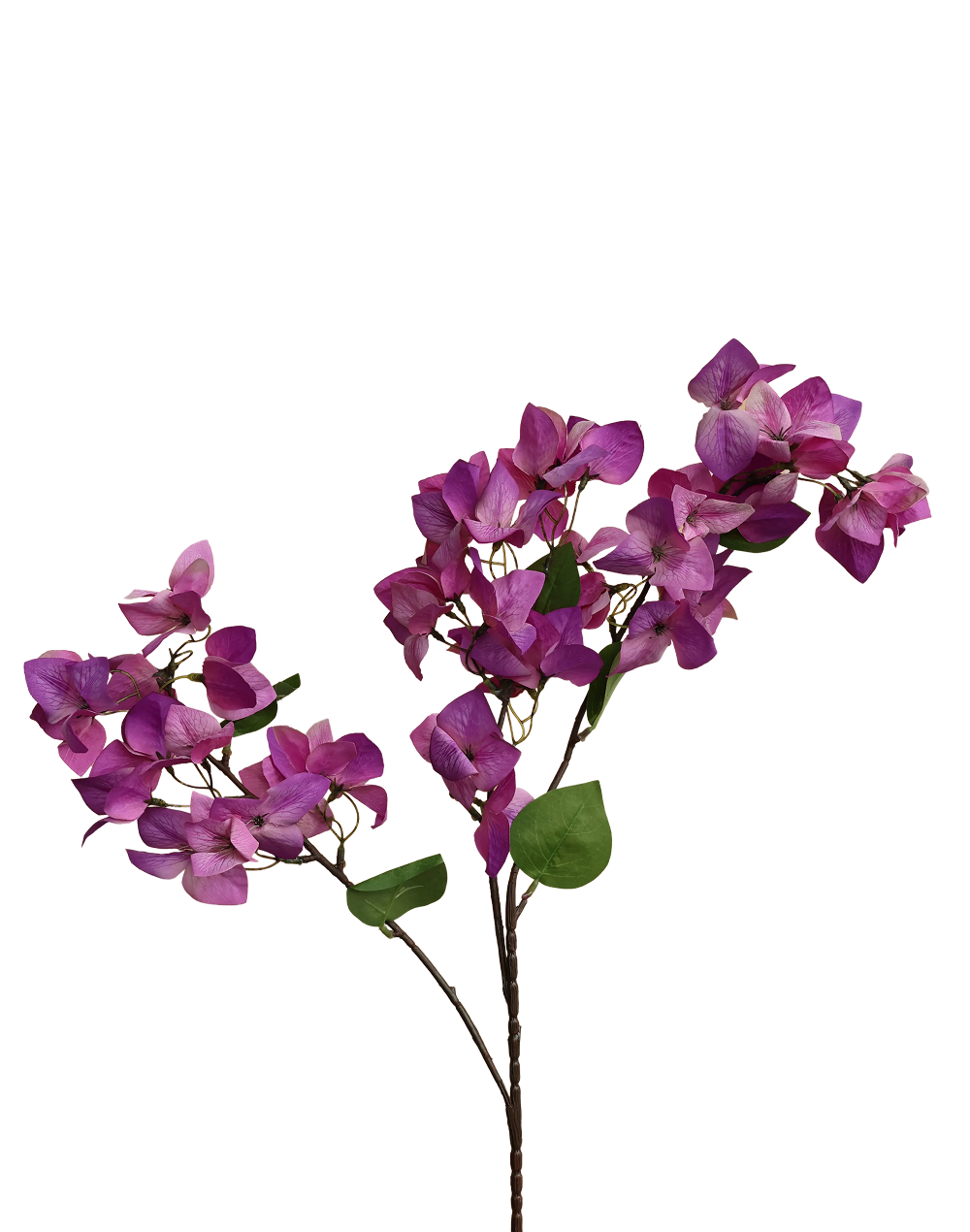 Faux Violet Bougainvillea Branch
