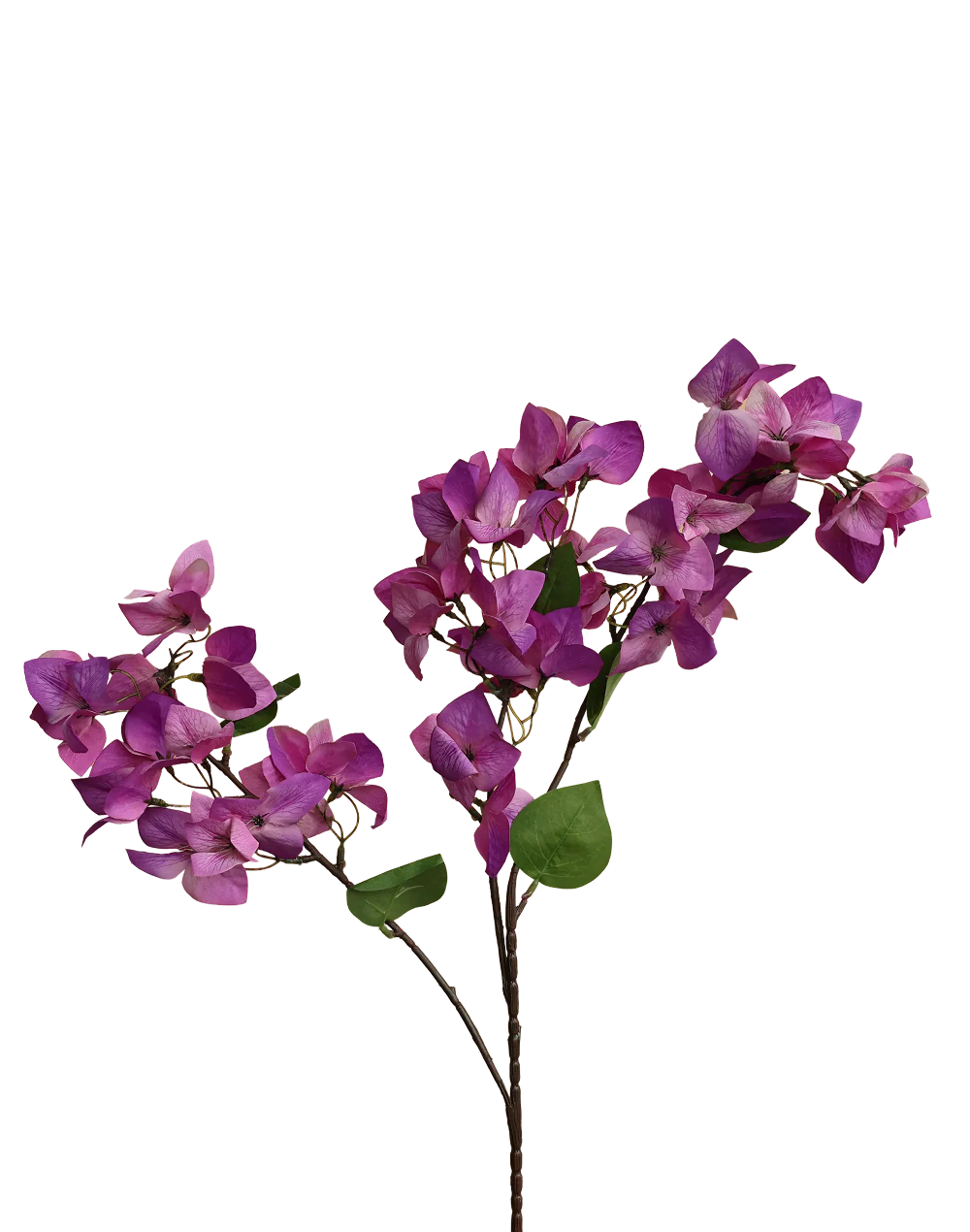 Faux Violet Bougainvillea Branch