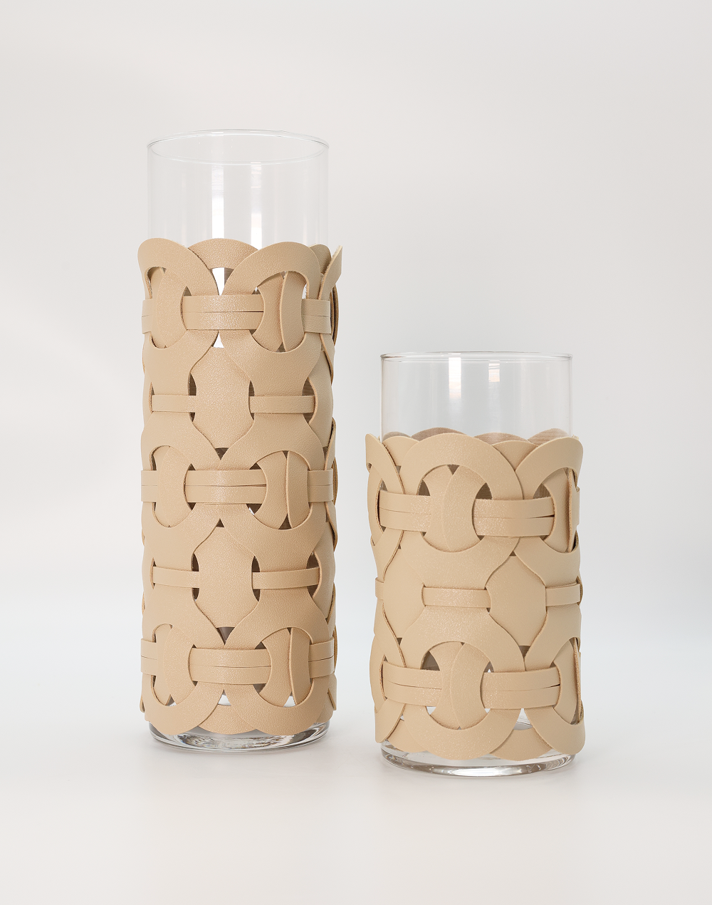 Modern Large Biege Summer Vase