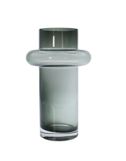 Dark Smoked Large Eclipse  Vase