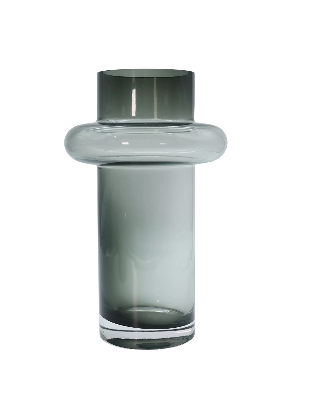 Dark Smoked Large Eclipse  Vase