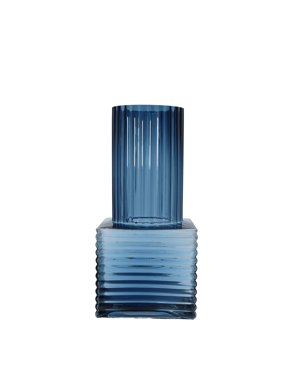 Blue Chimney Vase-Small