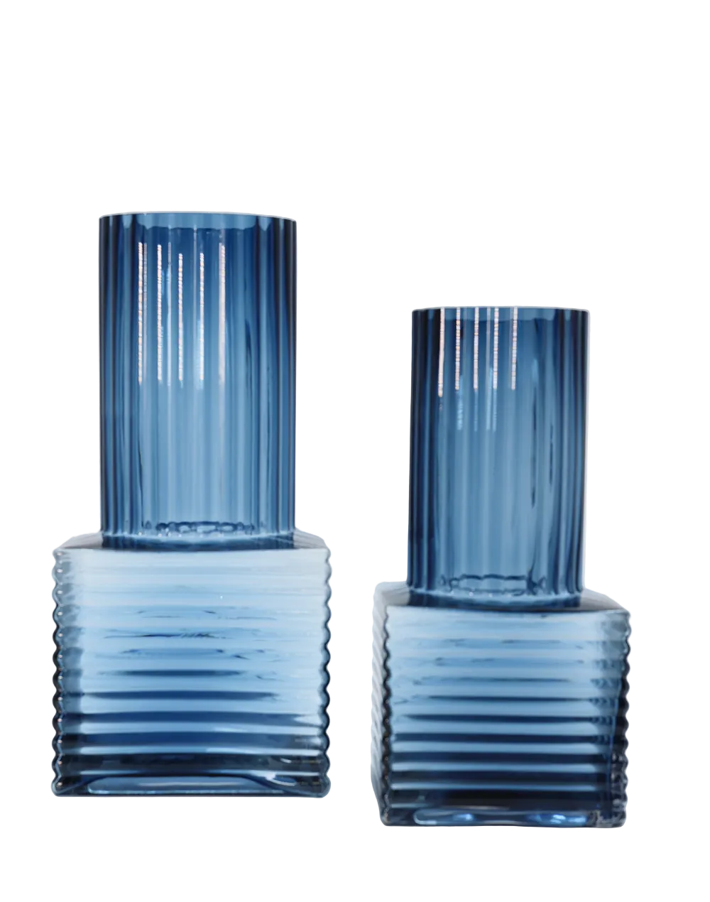Blue Chimney Vase-Small