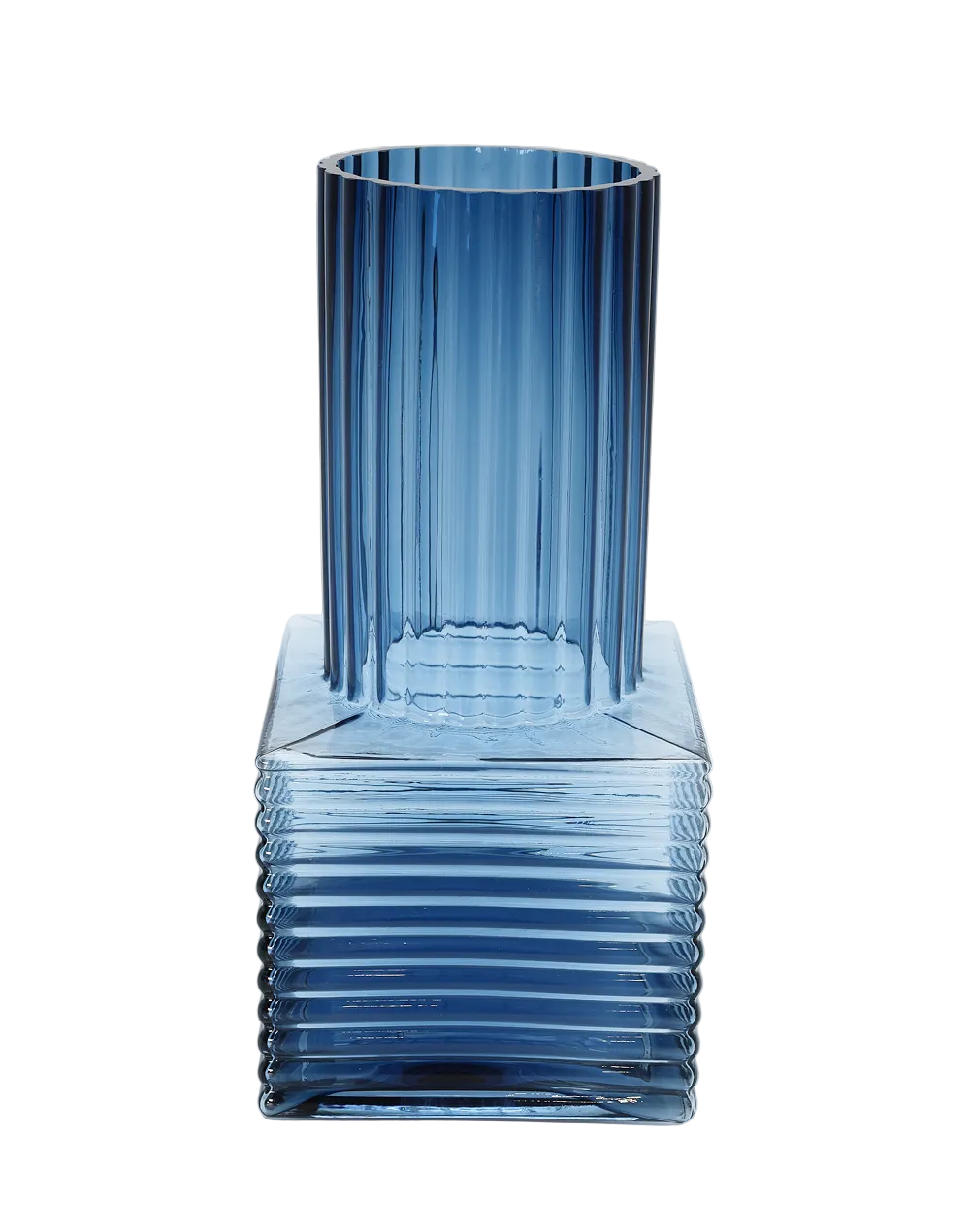 Blue Chimney Vase-Small