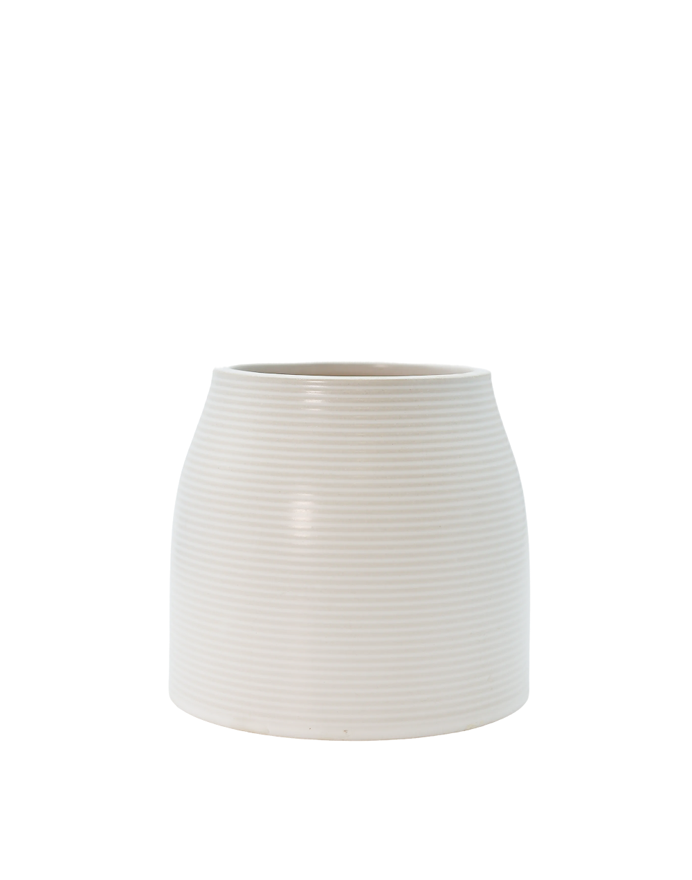 White Linen Vase
