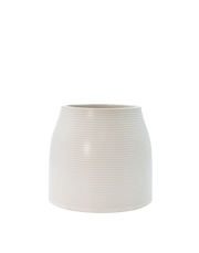 White Linen Vase