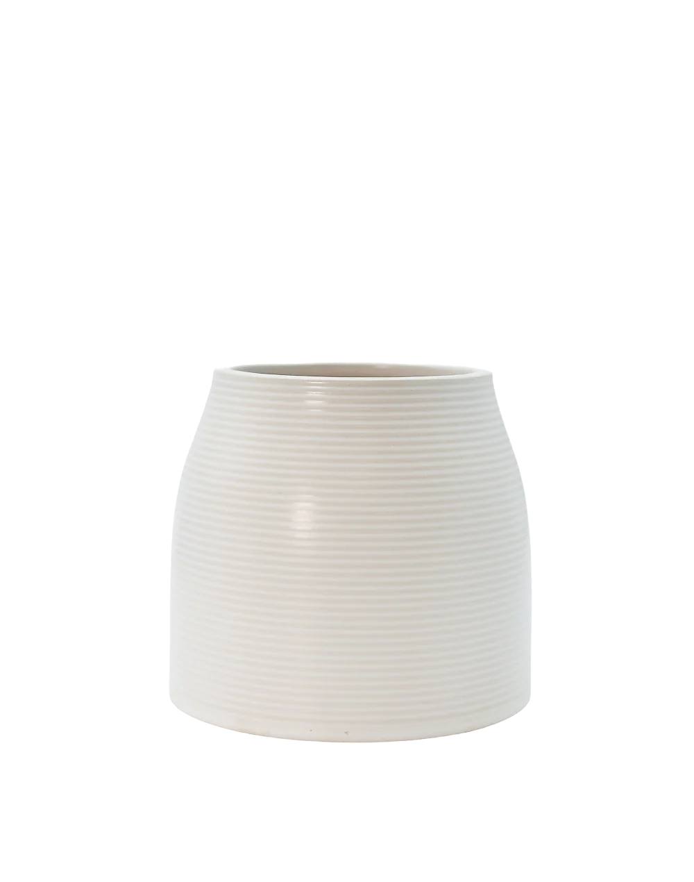 White Linen Vase