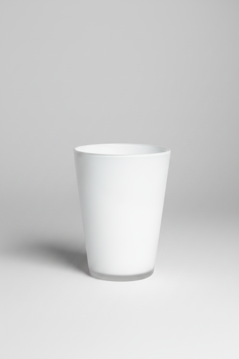 White Cylinder Cup
