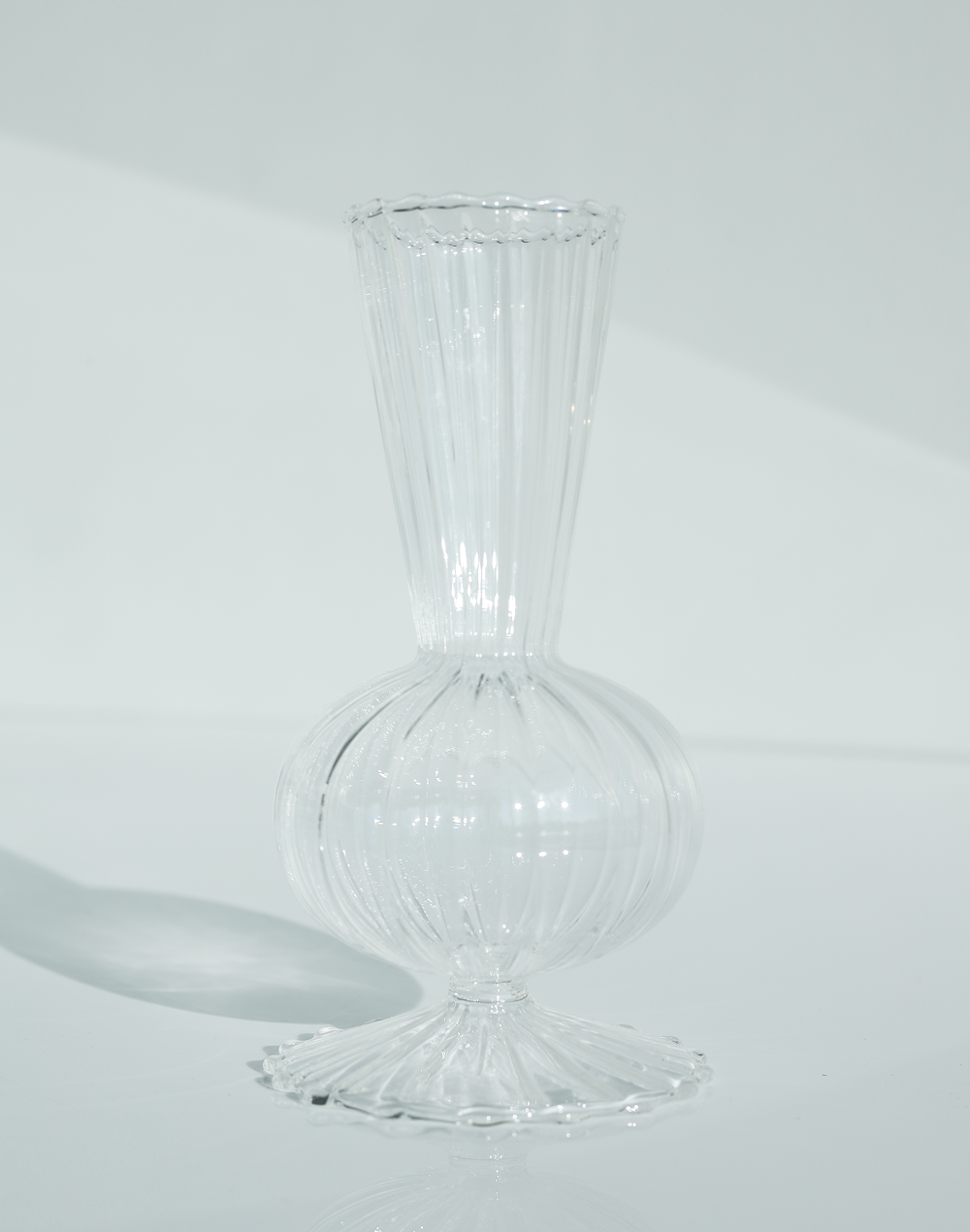 Clear Deco Bud Vase