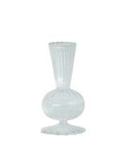 Clear Deco Bud Vase