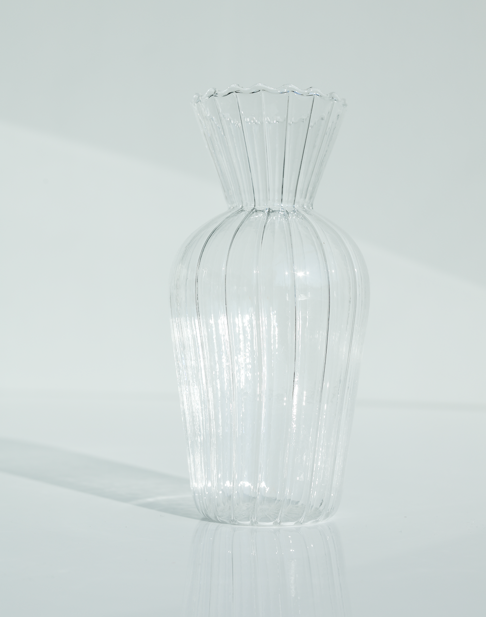 Clear Amphora Bud Vase Clear
