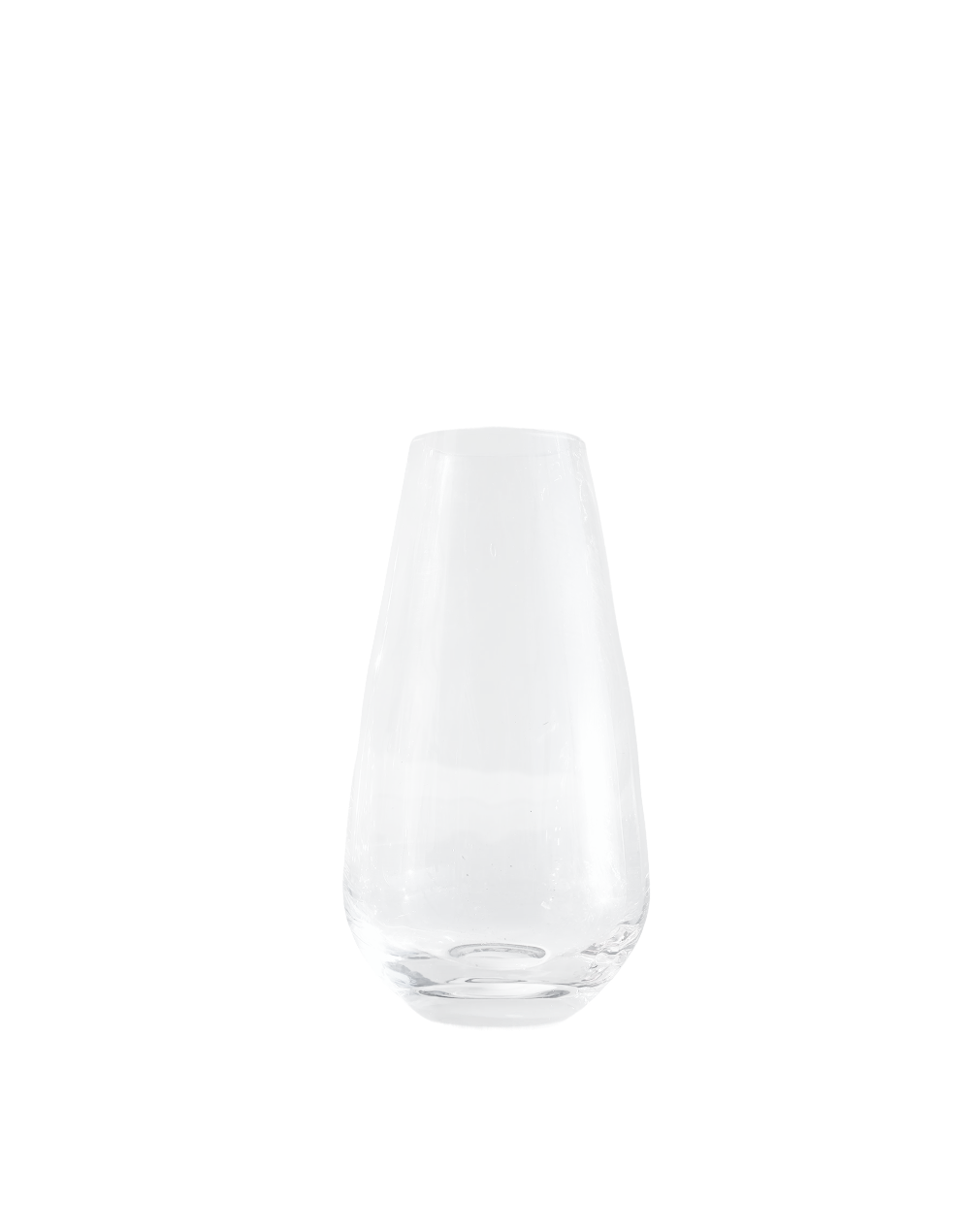 Pear Clear Vase Gray