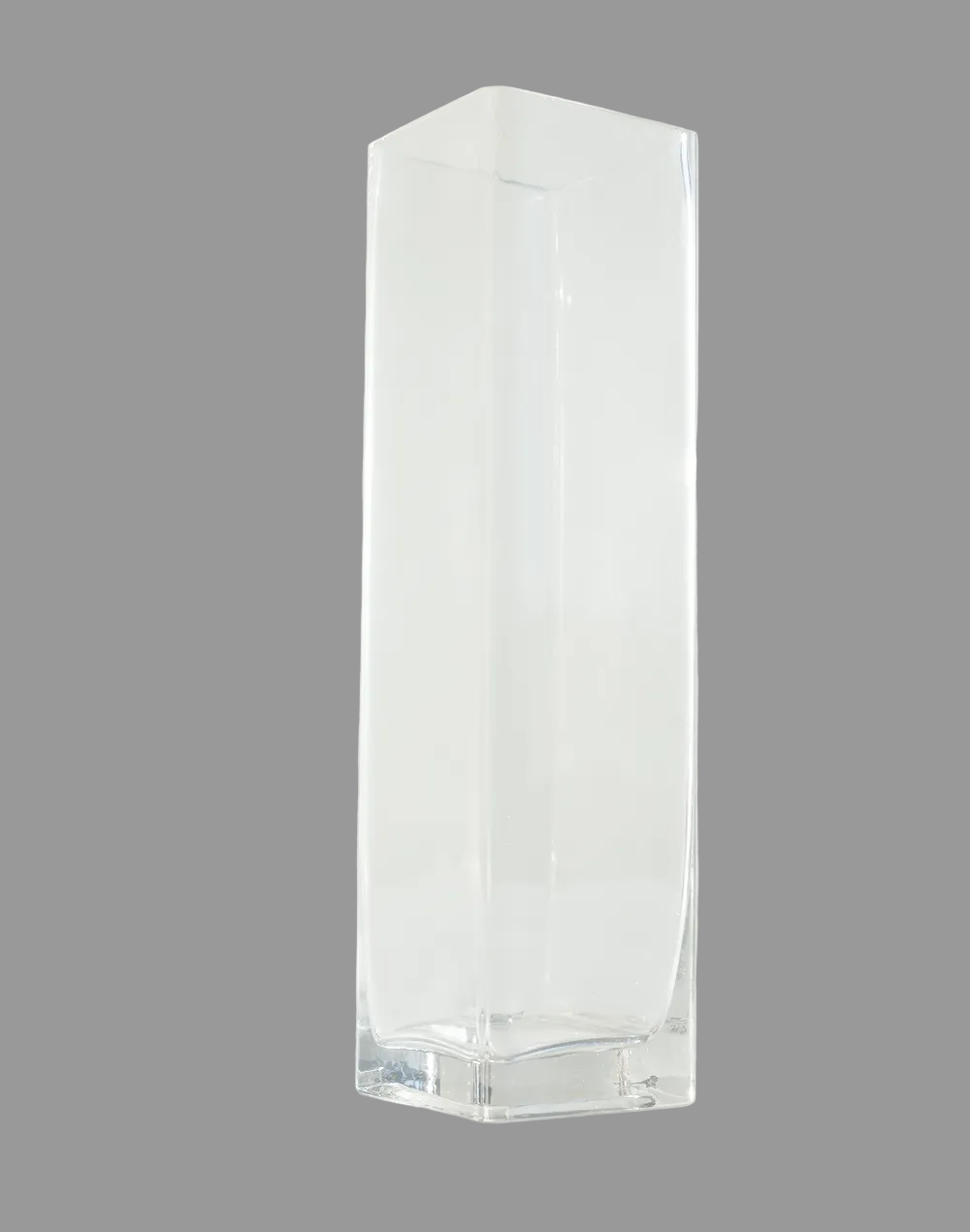 Skinny Square Vase Clear