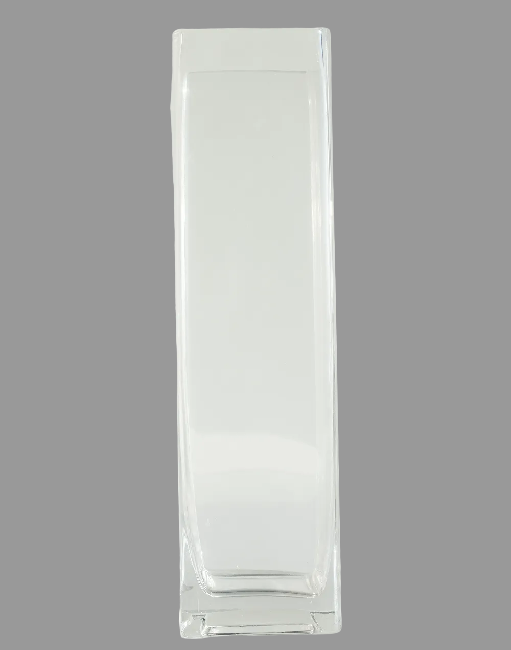 Skinny Square Vase Clear