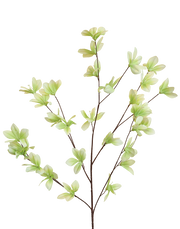 Lime Silk Flower Branch Green