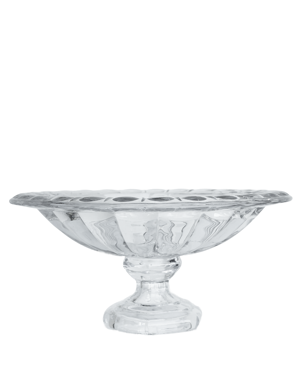 Footed Clear Bon-Bon Bowl