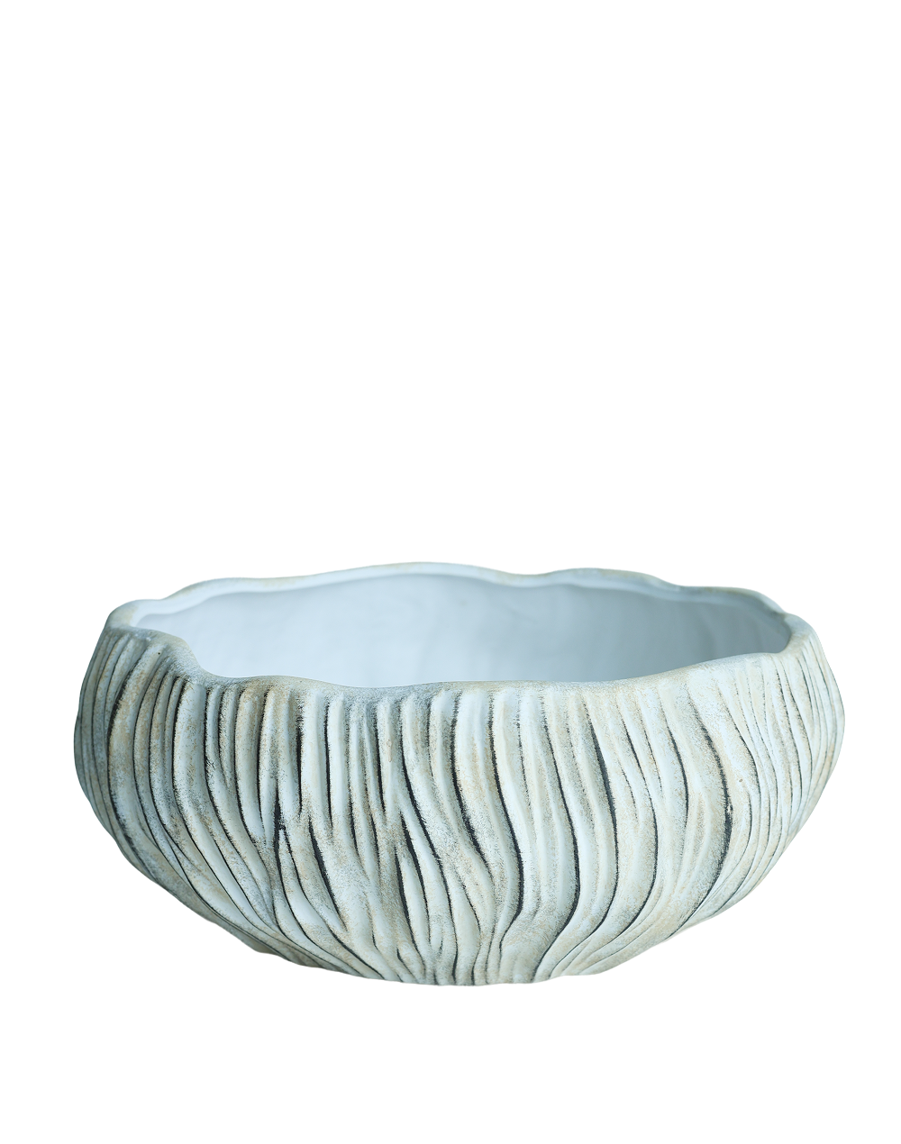 Ribbed Shell Planter